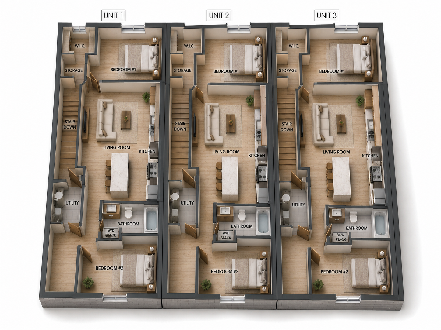basement floorplan blatchford townhouse 24 units realtor Peter Chen